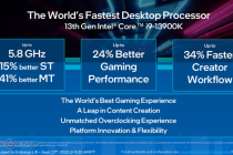 MT 성능 최대 41% 증가, 인텔 13세대 코어 CPU 랩터 레이크 공식 발표