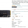 [아마존] Western Digital WD_Black SN750 SSD 500GB - $59.99 (직배송비 $7.35)
