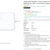 [아마존] 애플 60W MagSafe 2 전원 어댑터(44% 할인 + 추가 할인) $45.84/미국내FS